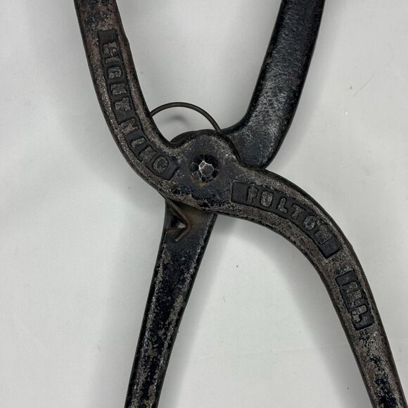 Antique Lightning Fulton Illinois Large Cast Iron Cobbler Tool - Picture 3 of 6